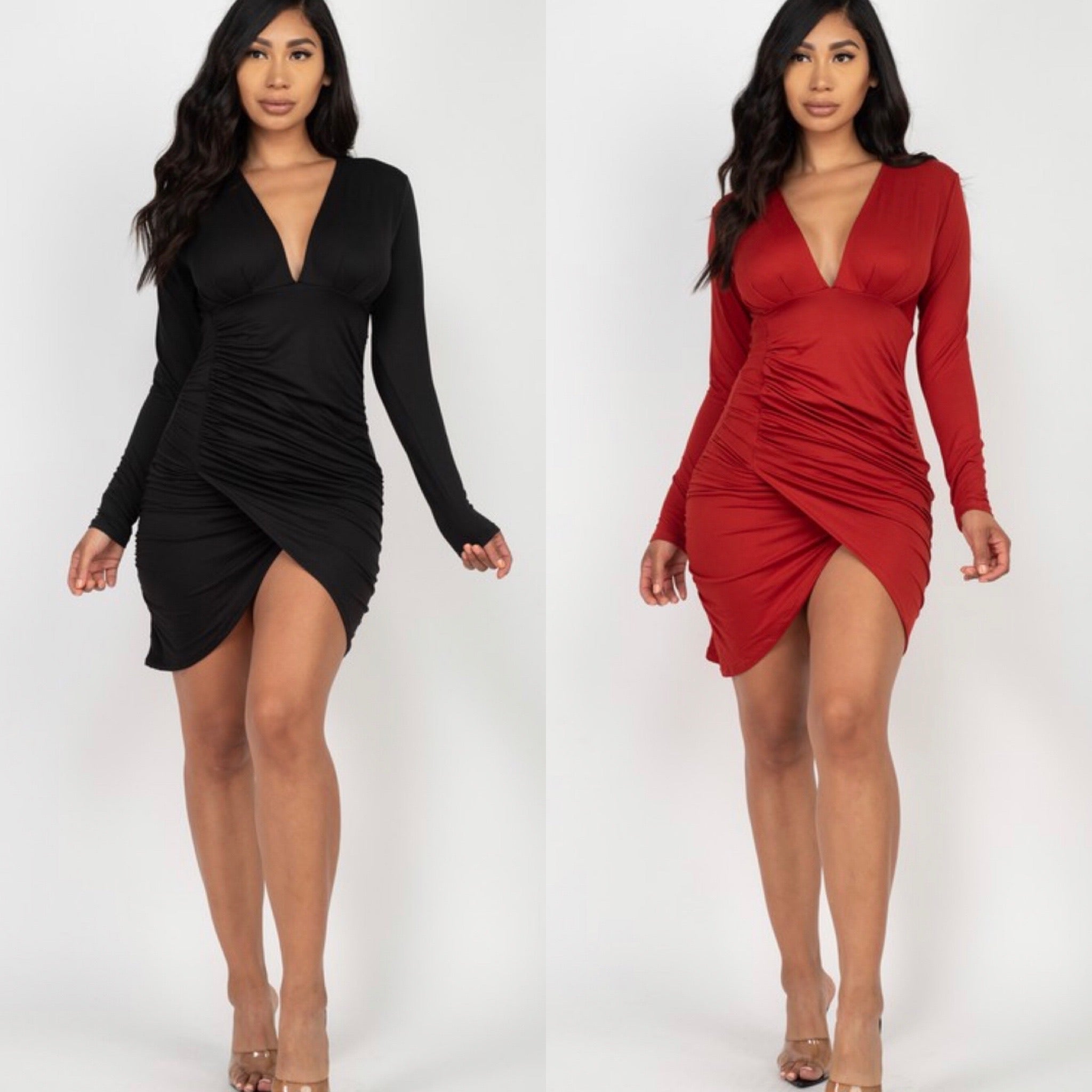 Issa Wrap Bodycon Dress – U Cute Girl ...